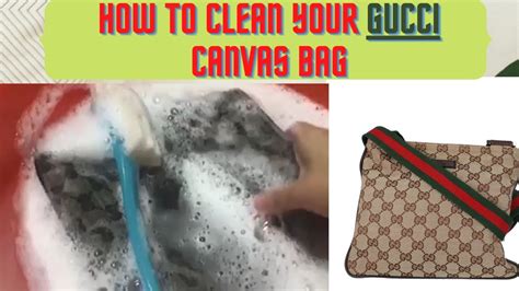 how to clean fabric on gucci bag|how to maintain luxury bags.